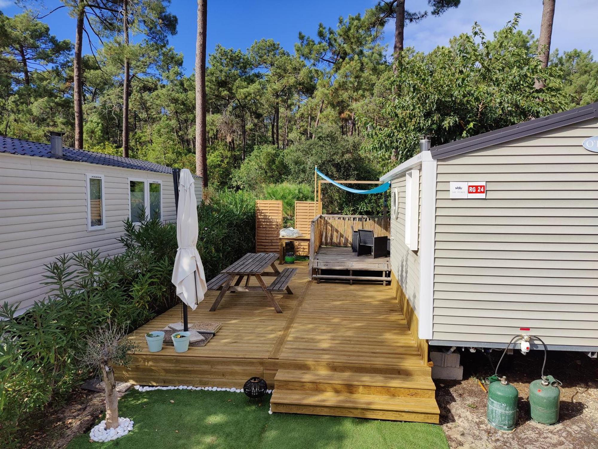Mobile-Home 6 Personnes Cap Ferret Claouey 外观 照片